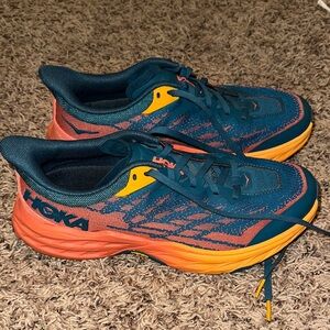 Hokas - Teal and Orange